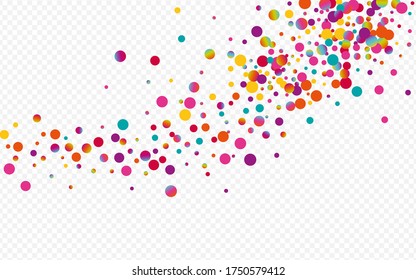 Colored Splash Celebrate Transparent Background. Magic Transparent Dust Illustration. Happy Background. Unicorn Flying Backdrop.