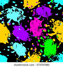colored spots graffiti beautiful seamless abstract background