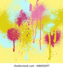 Colored spray. Abstract colorful background. Grunge background. Holi festival. Vector illustration.