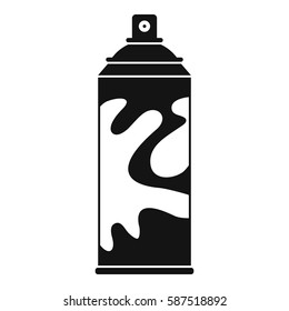Colored spray icon. Simple illustration of colored spray vector icon for web