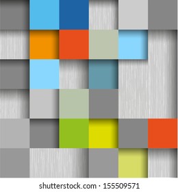 colored square design