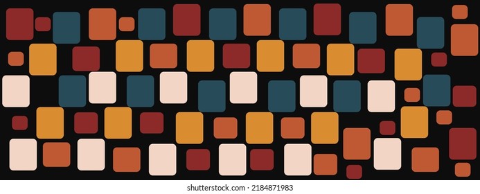 Colored square icon background.For . Smooth satined shapes with shadow on gray background.