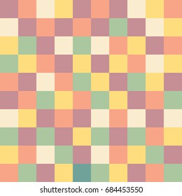 Colored square pattern background 