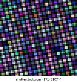 Colored square pattern background - geometrical vector graphic from diagonal squares 