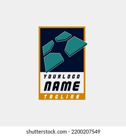 colored Square shape with diamond game tuts logo