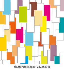 Colored squares.