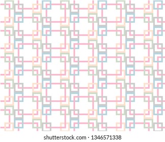 colored squares abstract pattern on a white background, the screen saver, a print for the printing industry, textile
