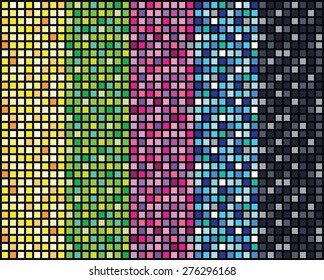 colored squares background. Vector