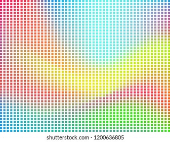 Colored squares mosaic