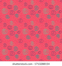 Colored squiggles, illustration, vector on white background