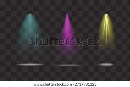 Colored Stage Spotlight Lighting Effects