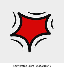 Elemento Doodle de estrella de color con contorno
