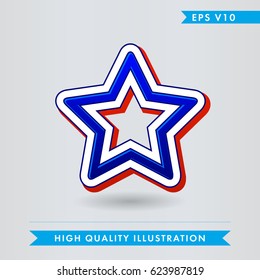 colored stars icon