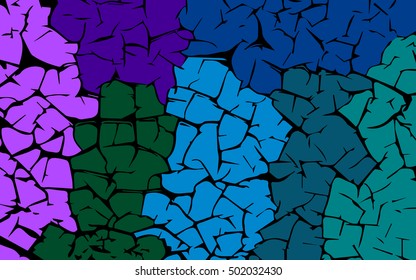 Colored stones. Grunge texture. Vector abstract background.