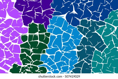 Colored stones. Grunge texture. Vector