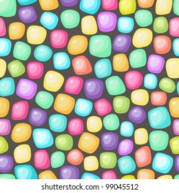 Colored stones seamless background