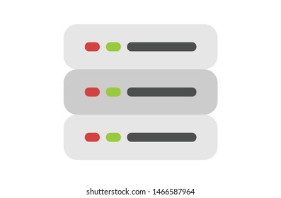 Colored storage flat icons. app icon, Symbol, logo illustration. Pixel perfect. modern design, vector