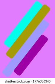 Colored stripes on a pink background vector template for text. Pattern. Background image. Place for text. Abstraction. Poster. Advertising. Vector image. Booklet.