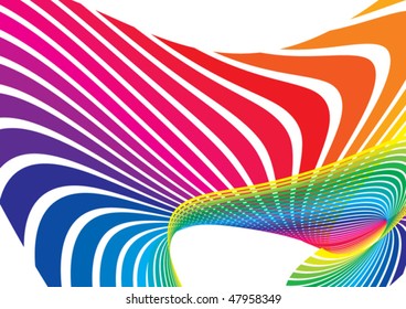 Colored stripes. Vector