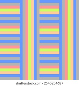 Arte de ilustração vetorial de listras coloridas