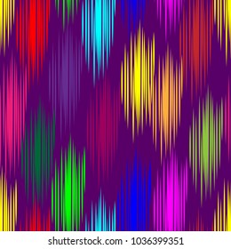 Colored stripes.Abstract seamless pattern. Texture of a scratch,blots, curved stripes   background. Vector illustration.