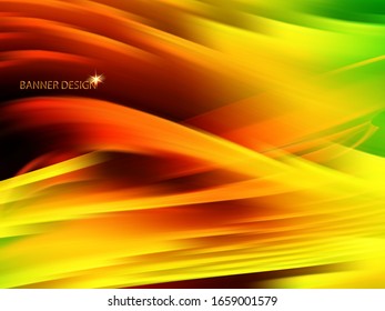 
Colored stylish wavy background. Brochure Template. Bright banner design