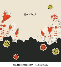 Colored summertime background