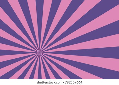 raios de sol coloridos fundo vintage. raios de arte pop ultravioleta