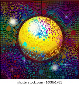 colored surround ball