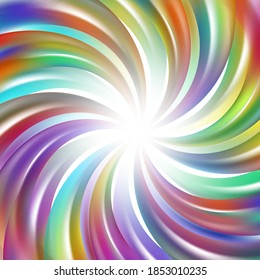 
Colored swirl abstract wave lines vector background. Bright design for presentations