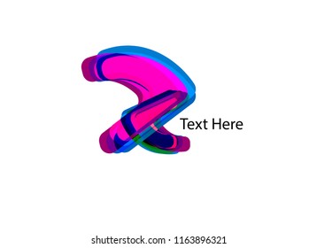 Colored symbol design on white background,colorful creative logo design.