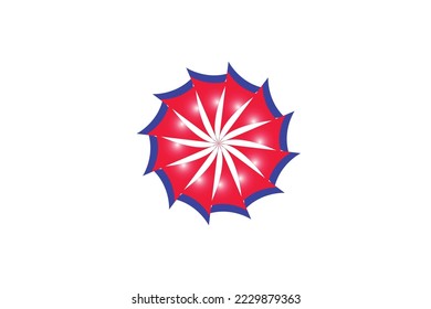 Diseño de símbolos de color sobre fondo blanco, diseño de logotipo creativo y colorido.