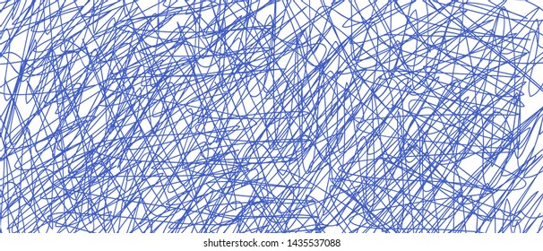 Colored tangled pattern. Abstract chaotic texture. Background with lines and waves. Art creation