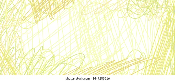 Colored tangled pattern. Abstract chaotic texture. Background with lines and waves. Art creation