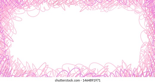 Colored tangled pattern. Abstract chaotic texture. Hand drawn background with lines and waves. Art creation