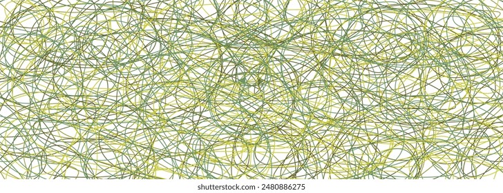 Colored tangled pattern. Abstract chaotic texture. Background with lines and waves. Art creation