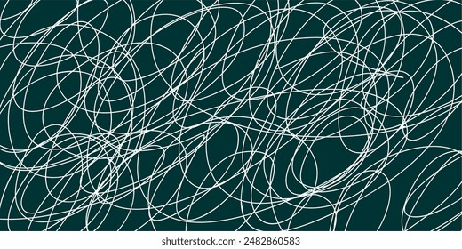 Colored tangled pattern. Abstract chaotic texture. Background with lines and waves. Art creation	