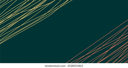 Colored tangled pattern. Abstract chaotic texture. Background with lines and waves. Art creation