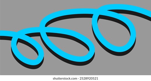Colored tangled pattern. Abstract chaotic texture. Background with lines and waves. Art creation
