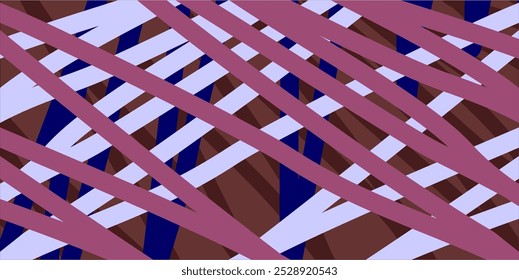 Colored tangled pattern. Abstract chaotic texture. Background with lines and waves. Art creation