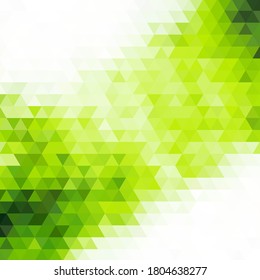 Colored template with geometric shapes. Abstract vector triangles