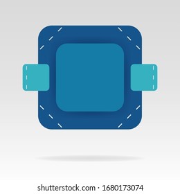 Colored template for promotion. Banner design for your project Vector illustration.