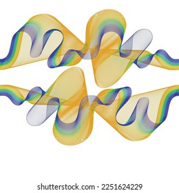 colored Textured Pattern. Creative doodle  with different shapes and textures. Curved doodling background