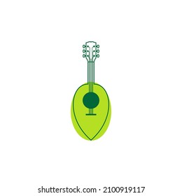 colored traditional culture ukulele logo design vector graphic symbol icon sign illustration creative idea