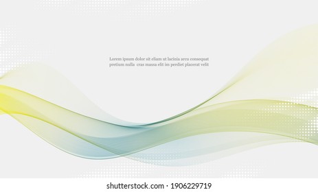 
Colored transparent wavy lines background Abstract wave background