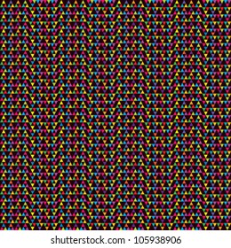 Colored triangle seamless pattern