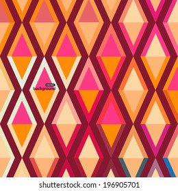  Colored triangles background