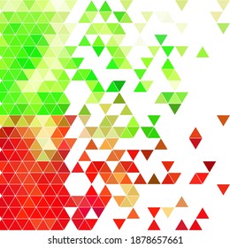 colored triangles. layout for advertising. vector image. Abstract template for presentation.