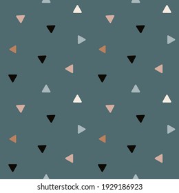 Colored triangles pattern, great design for any purposes. Vector graphic.
