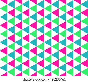 Colored triangles pattern, triangular tiling